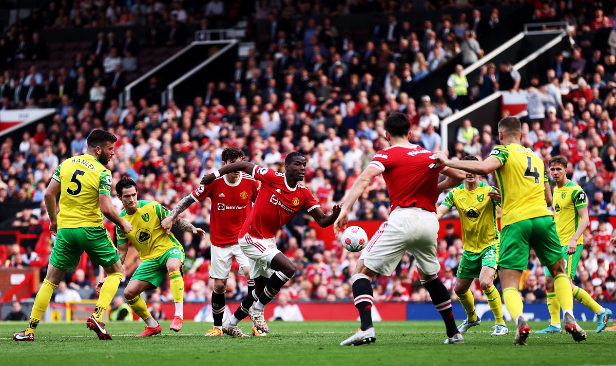 Paul Pogba in action for Manchester United