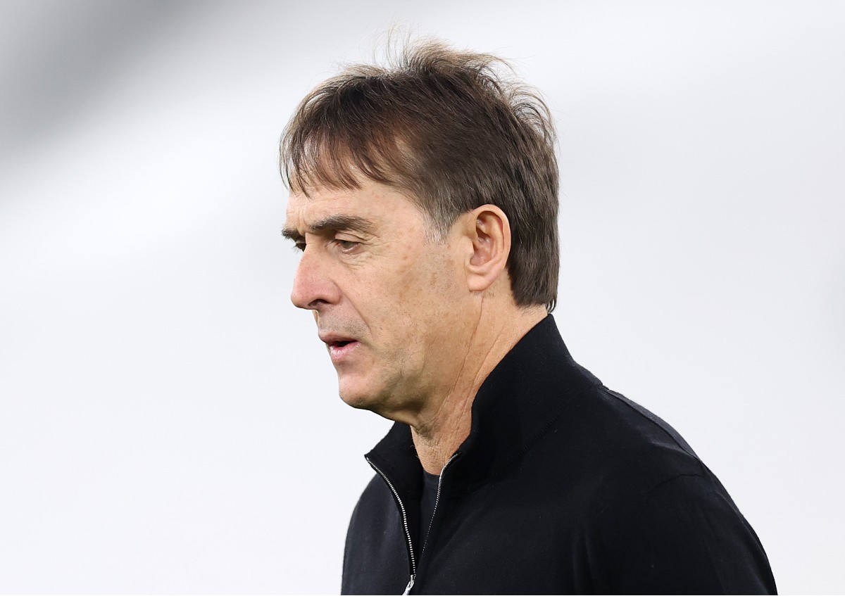 Julen Lopetegui after West Ham's defeat to Liverpool