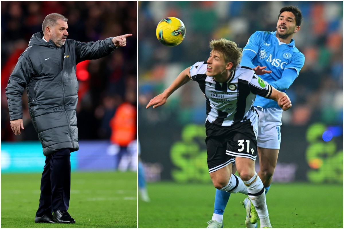 Angie Postecoglou and Thomas Christensen