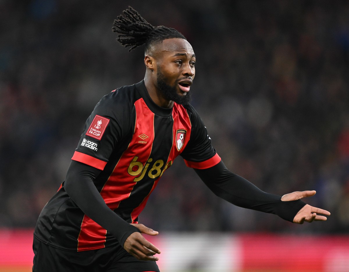 Antoine Semenyo in action for AFC Bournemouth