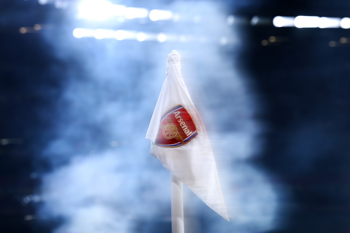 Arsenal corner flag at the Emirates Stadium