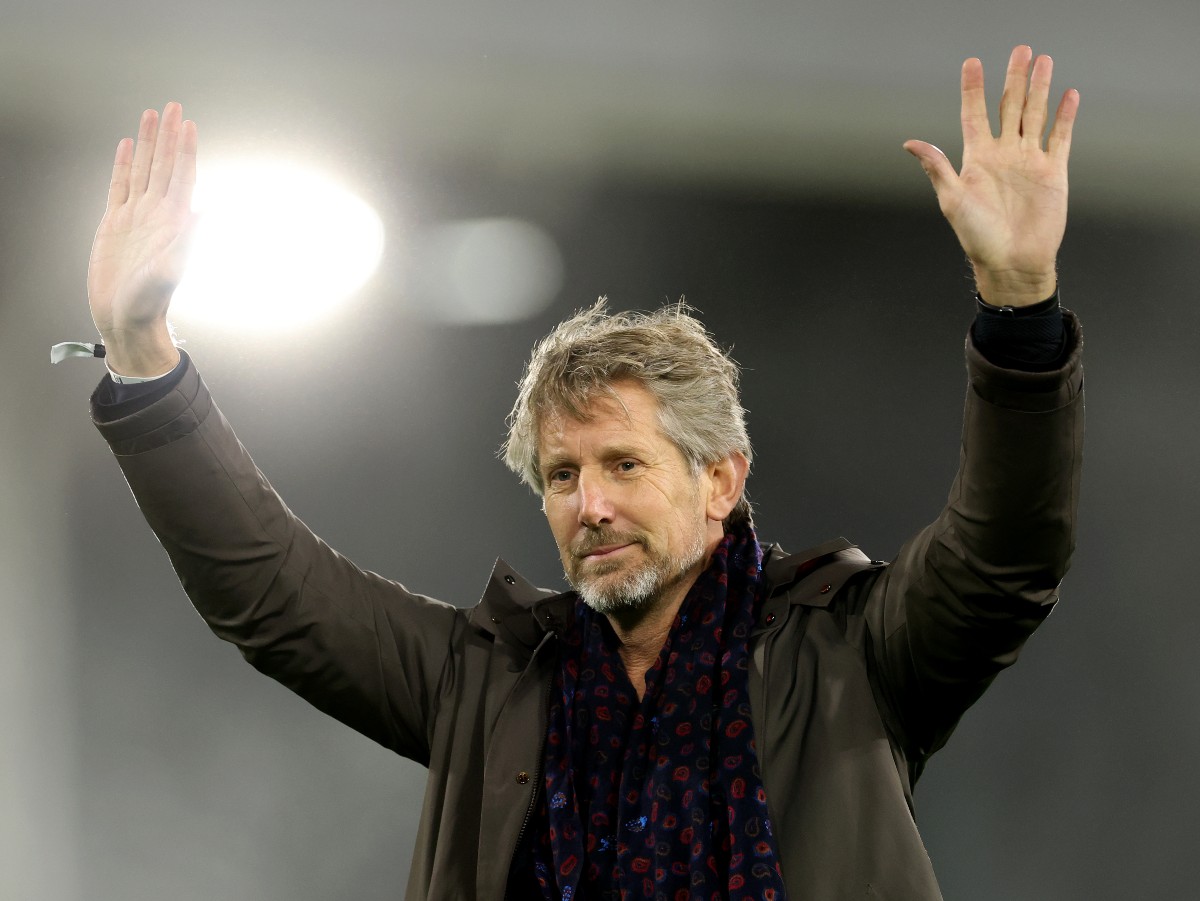 Edwin van der Sar at Craven Cottage