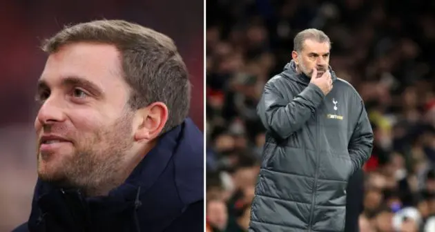 Fabrizio Romano and Ange Postecoglou