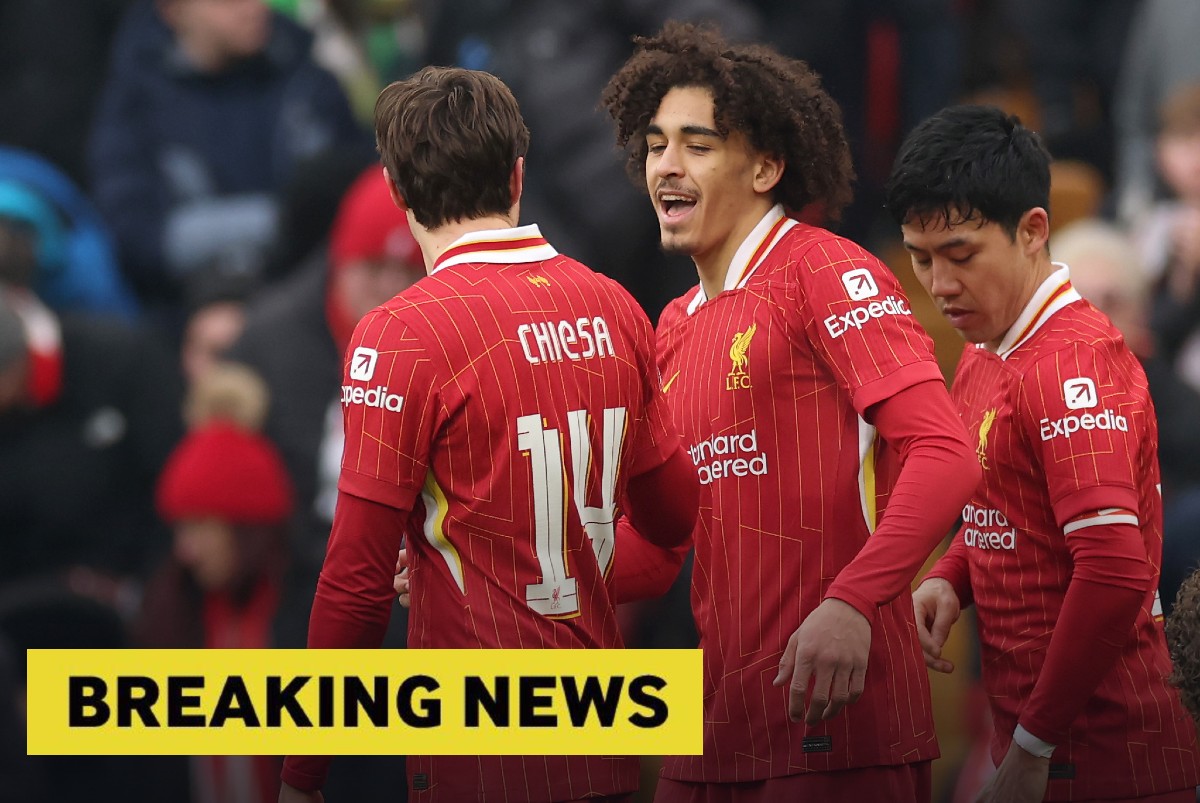 Federico Chiesa celebrates with his Liverpool teammates