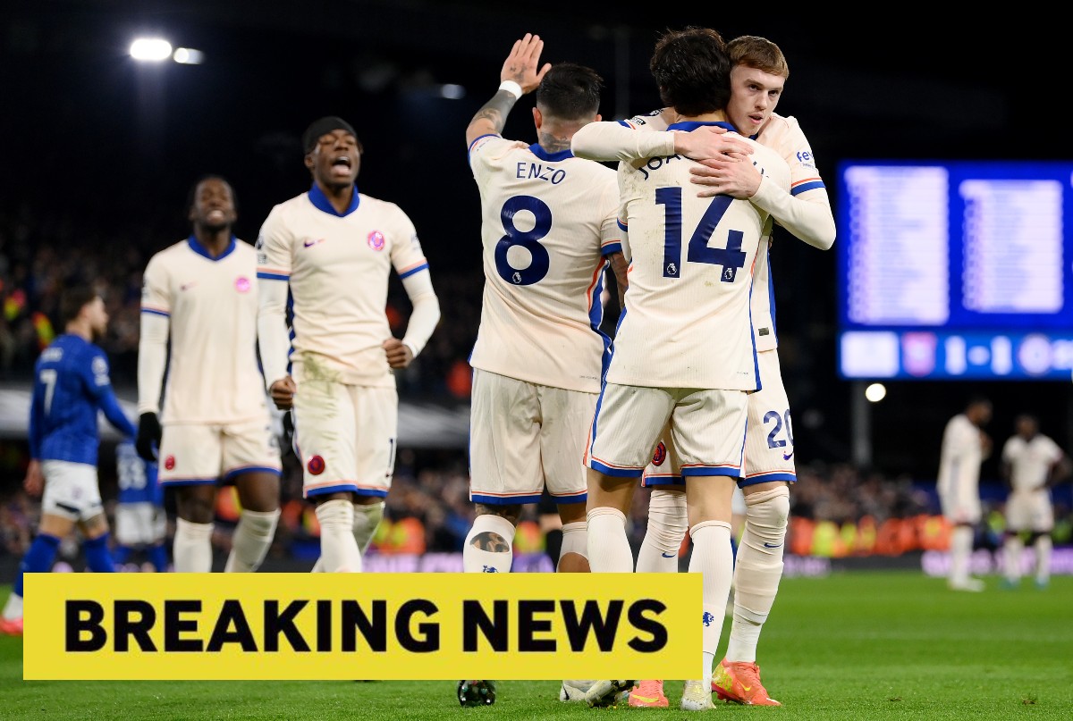 Joao Felix celebrates with his Chelsea teammates