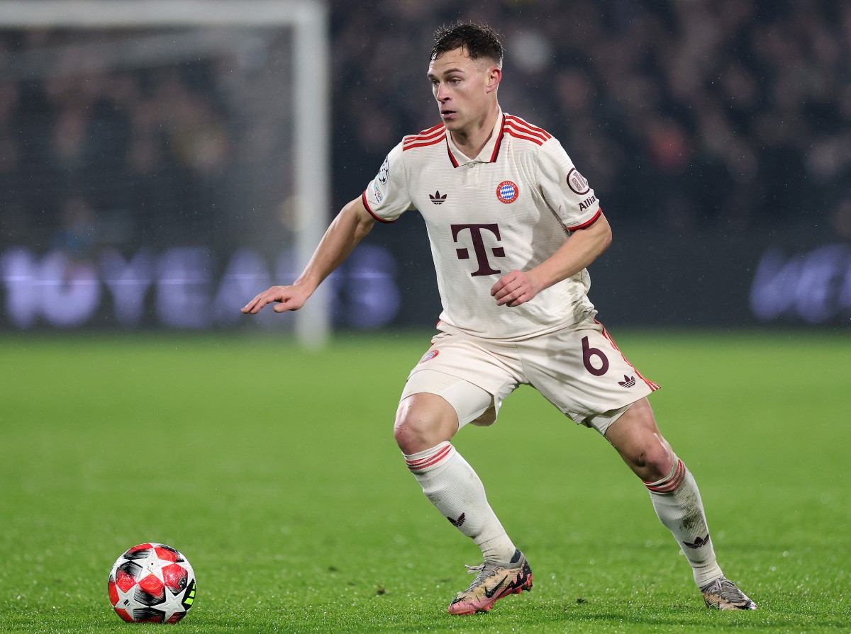 Joshua Kimmich In Action for Bayern Munich