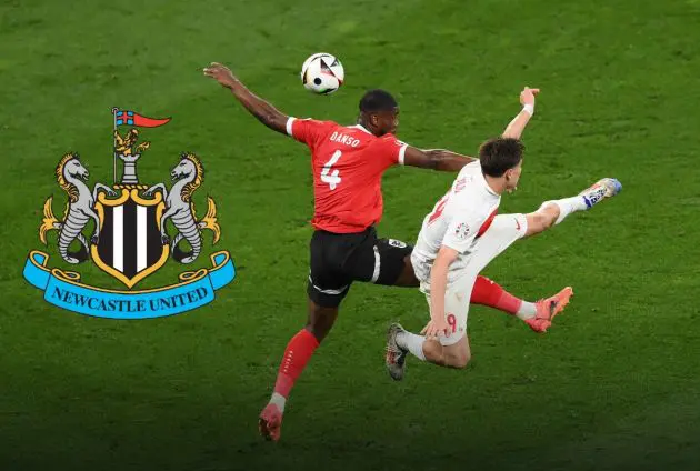 Kevin Danso in action for Austria at Euro 2024