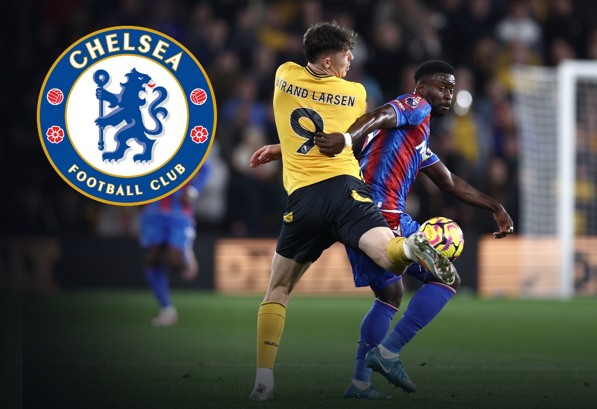 Marc Guehi in action for Crystal Palace against Wolves