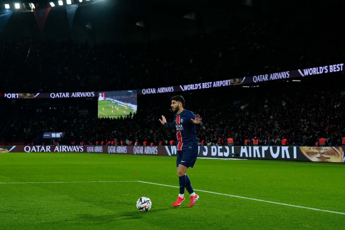 Marco Asensio in action for PSG