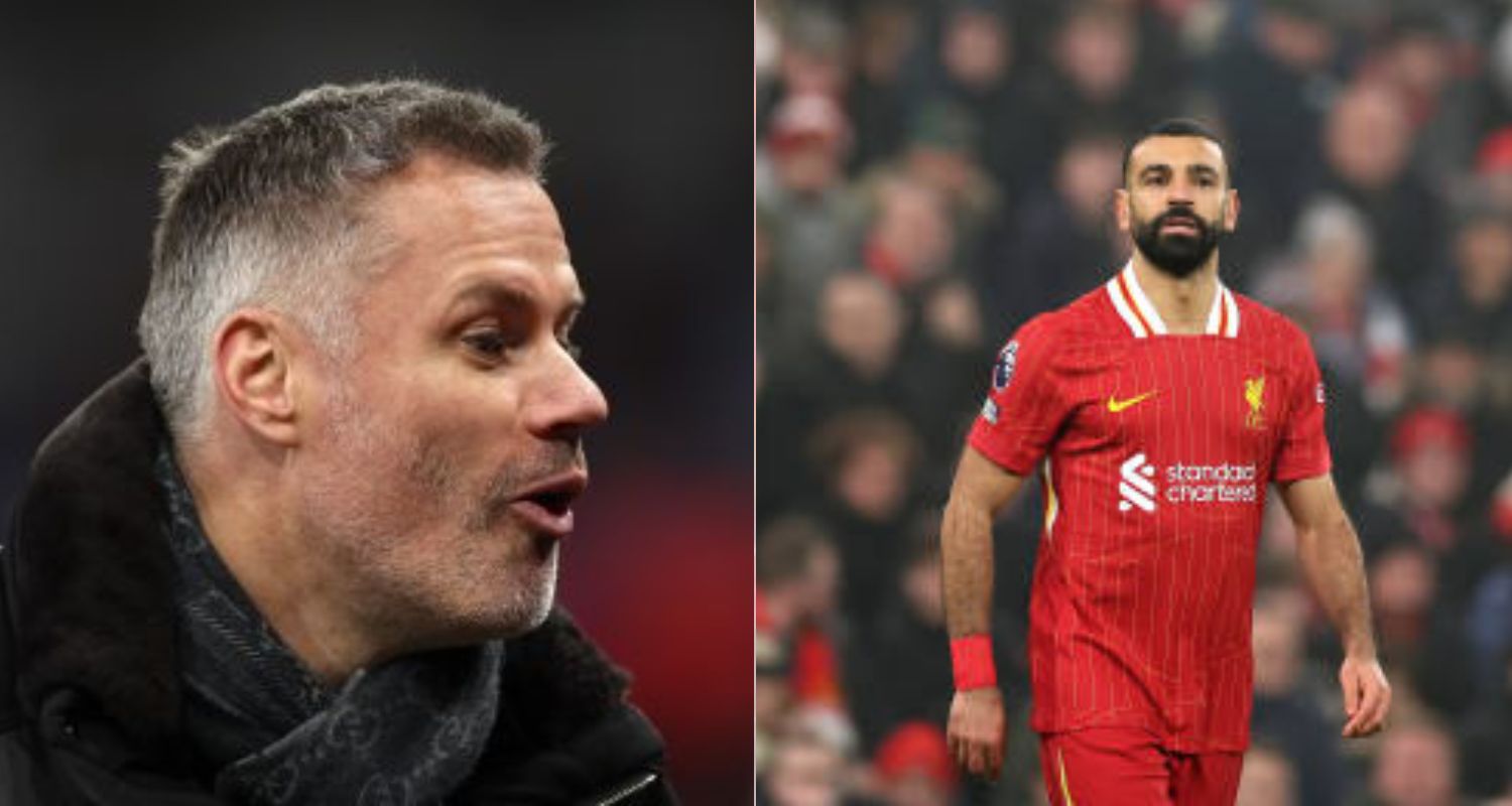 Jamie Carragher and Salah