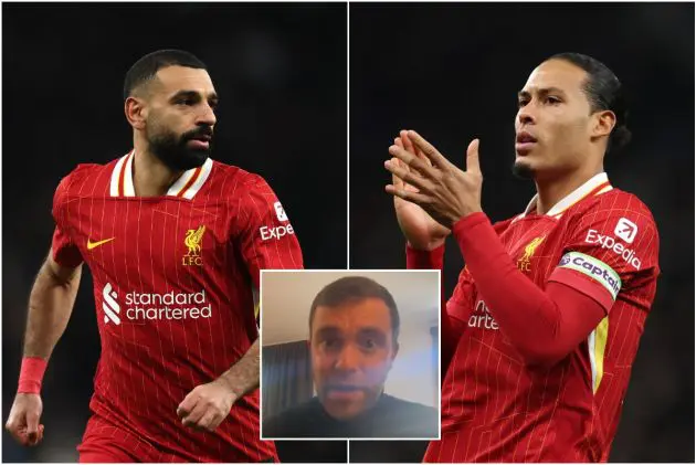 Mohamed Salah and Virgil van Dijk