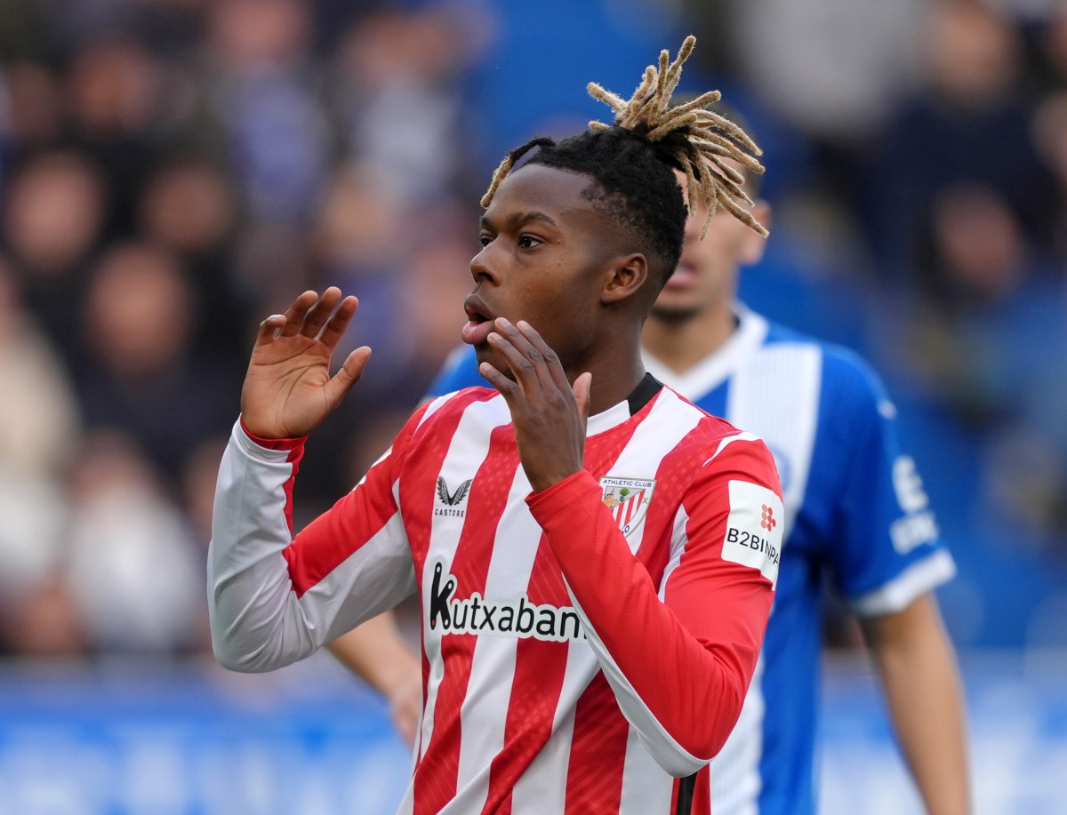 Nico Williams in action for Athletic Bilbao