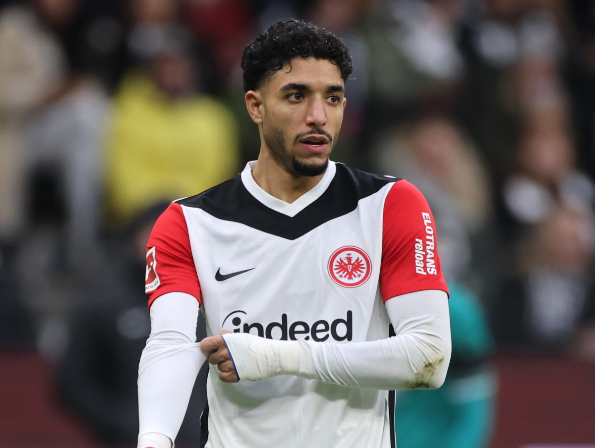 Omar Marmoush of Eintracht Frankfurt