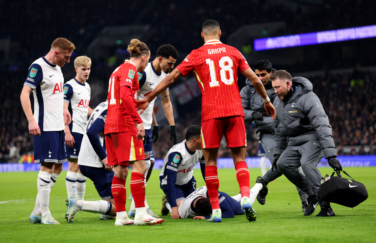 Rodrigo Bentancur suffered a scary injury during Tottenham's match with Liverpool