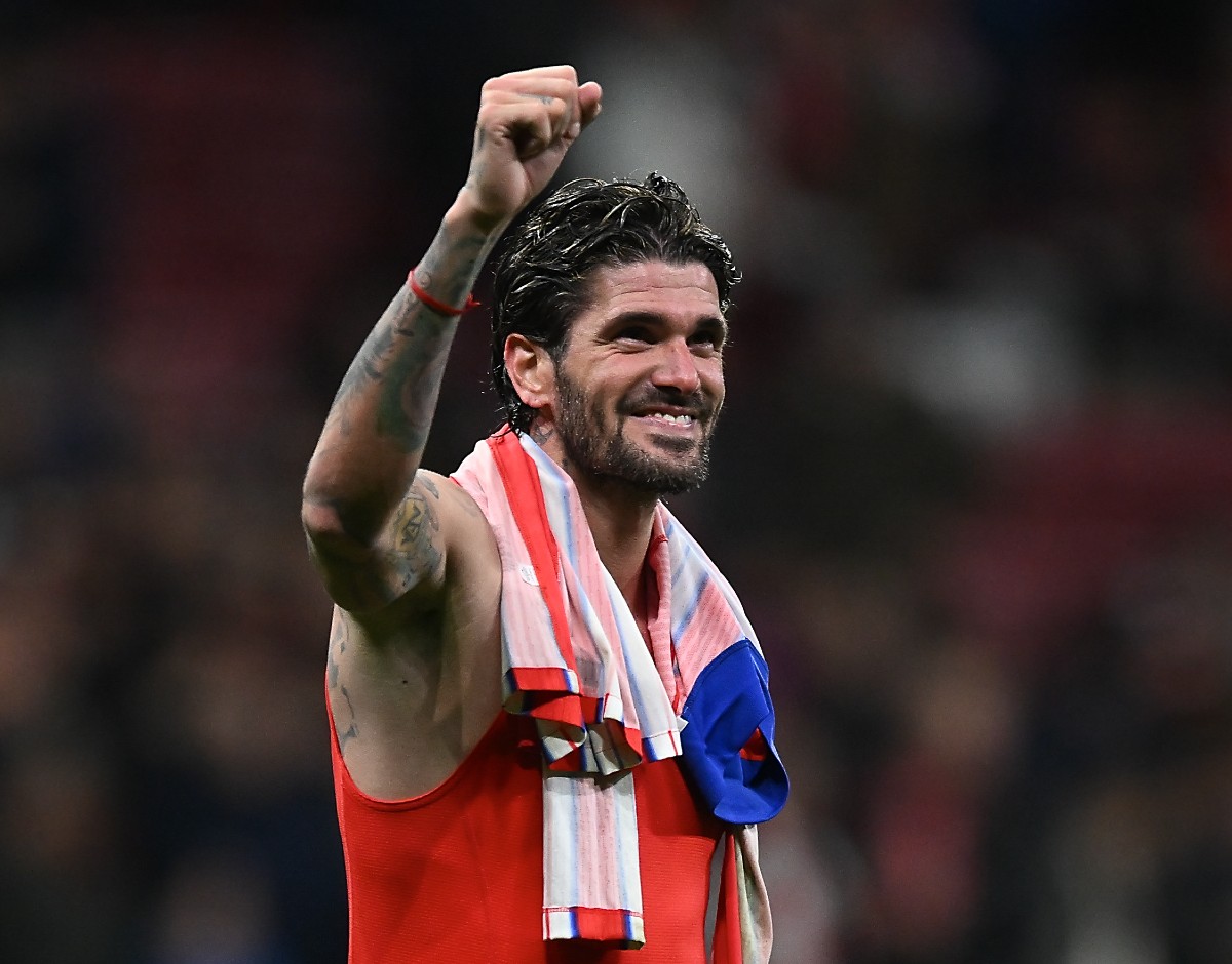 Rodrigo De Paul celebrates