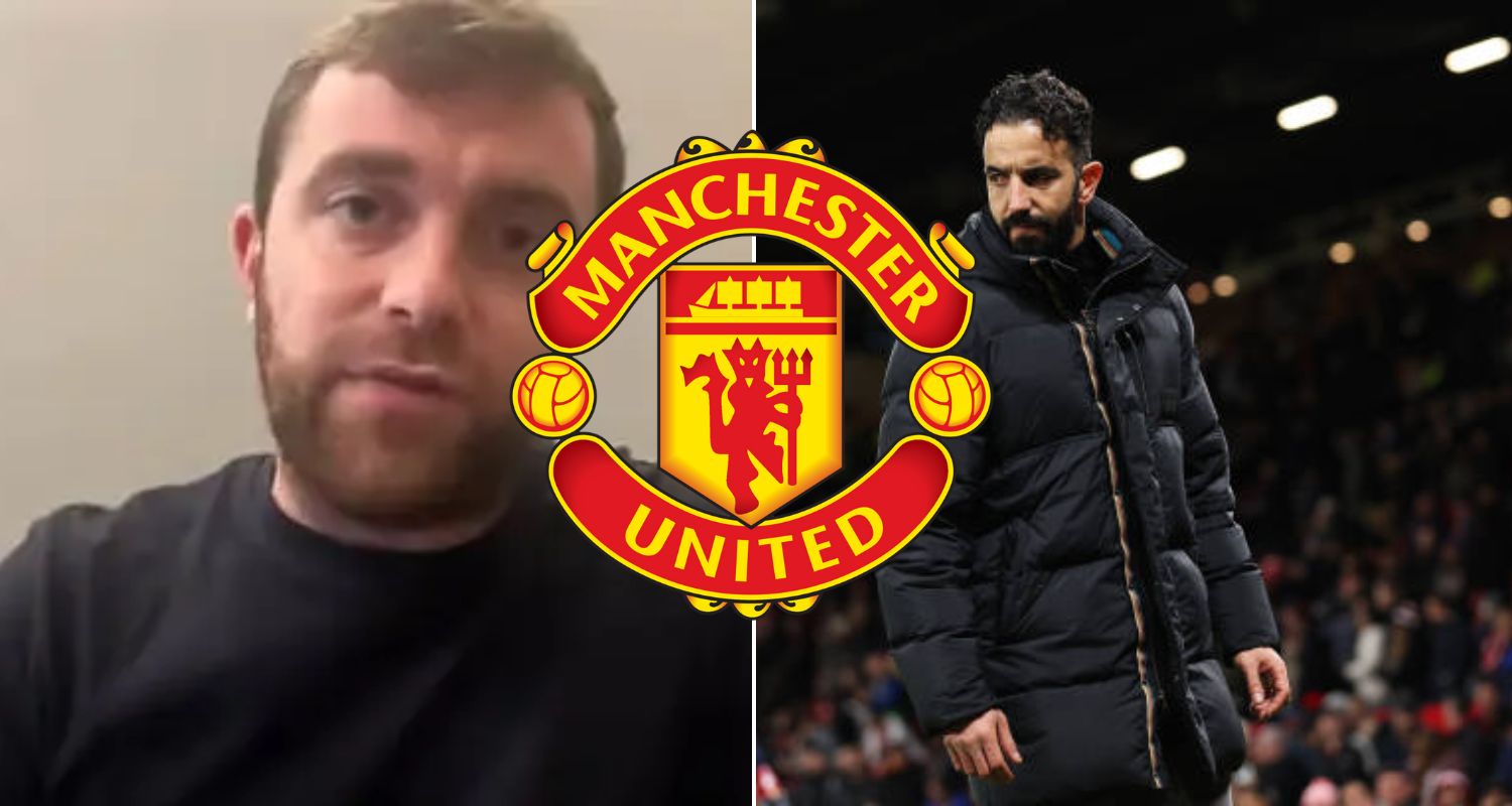 Fabrizio Romano and Man United manager Ruben Amorim