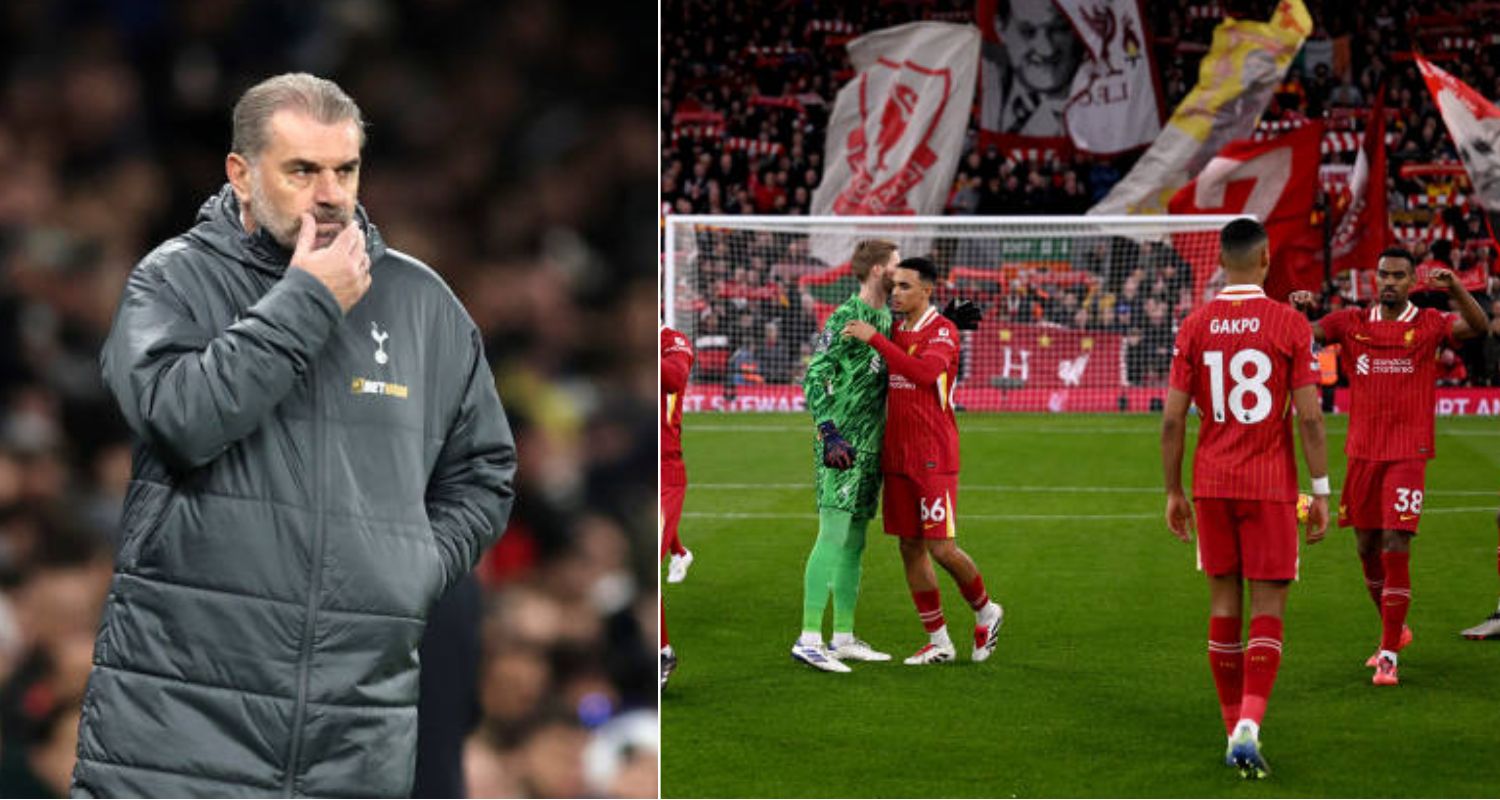 Anze Postecoglou and Liverpool players