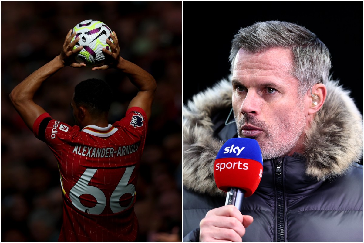 Trent Alexander-Arnold and Jamie Carragher