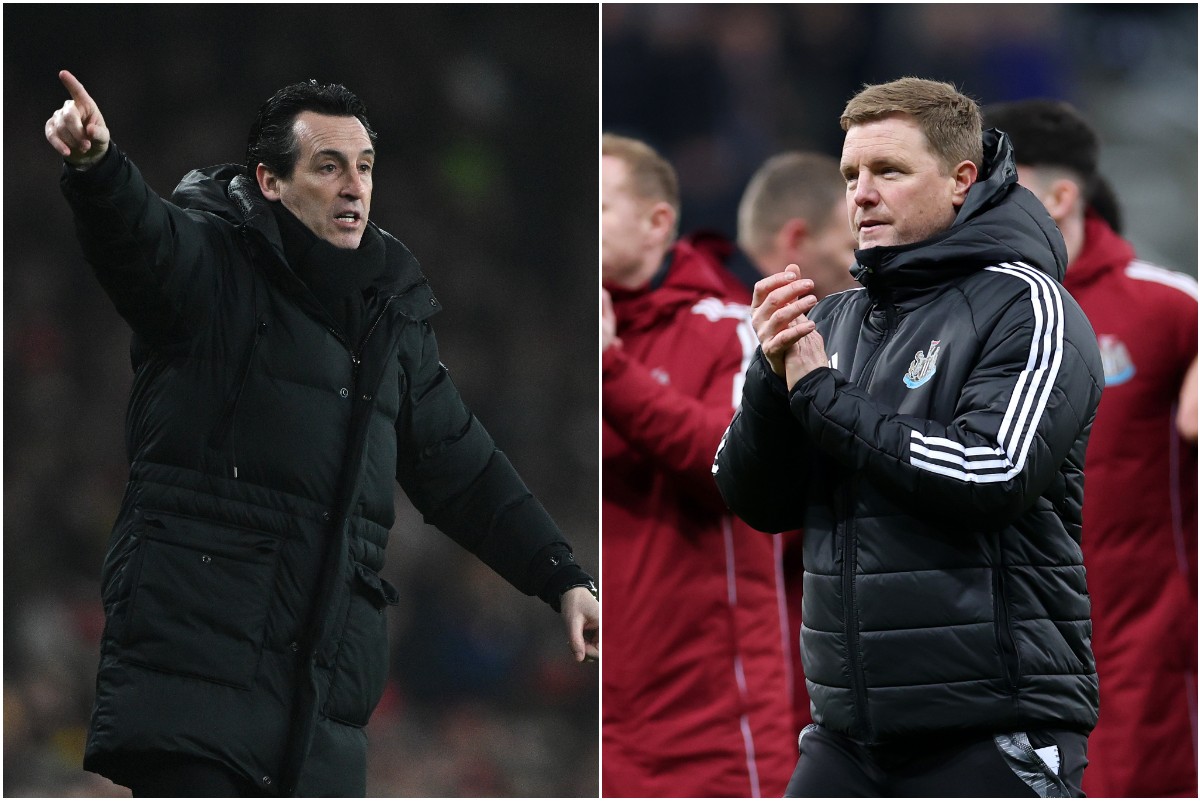 Unai Emery and Eddie Howe