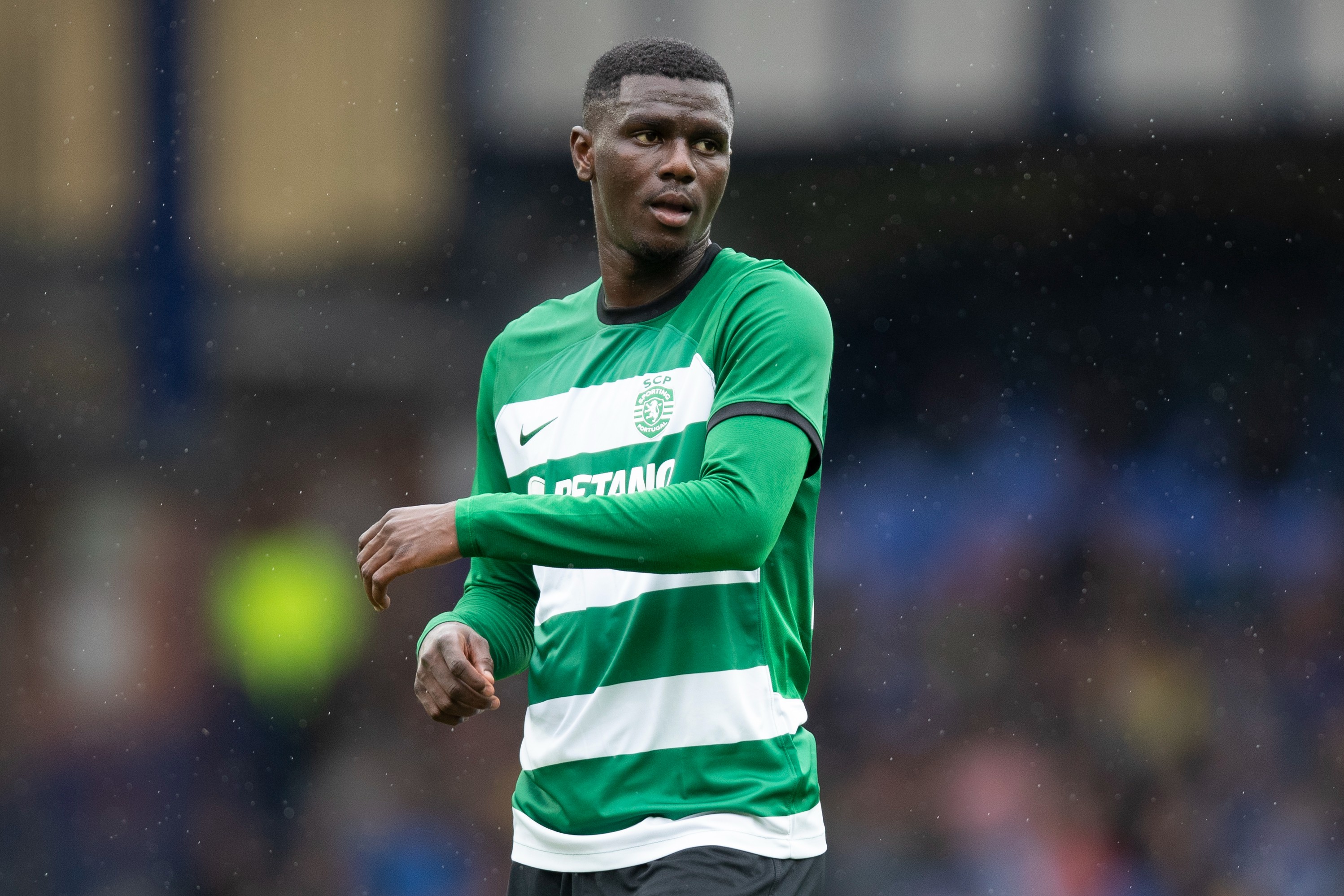 Ousmane Diomande in action during a pre-season friendly match