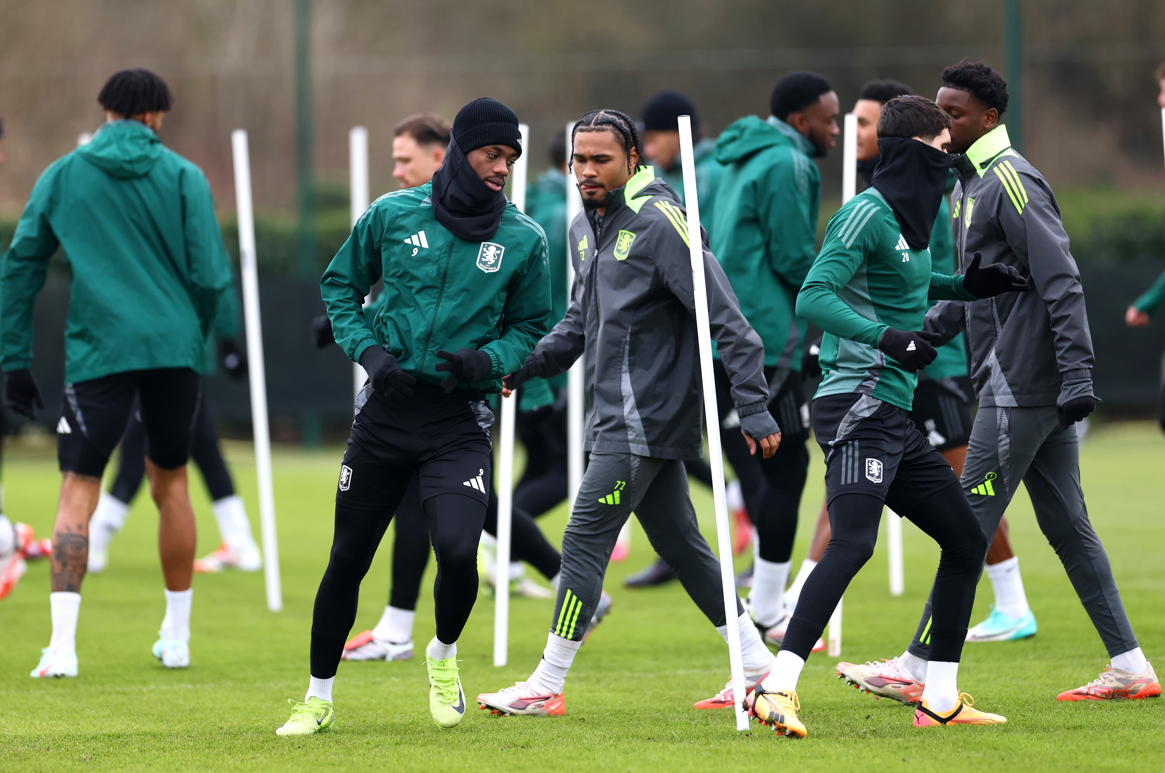 Aston Villa's John Doran during the 2024/25 Champions League League Stage MD7 training session