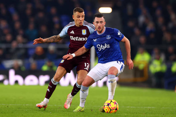 Leeds United loanee Jack Harrison in action for Everton