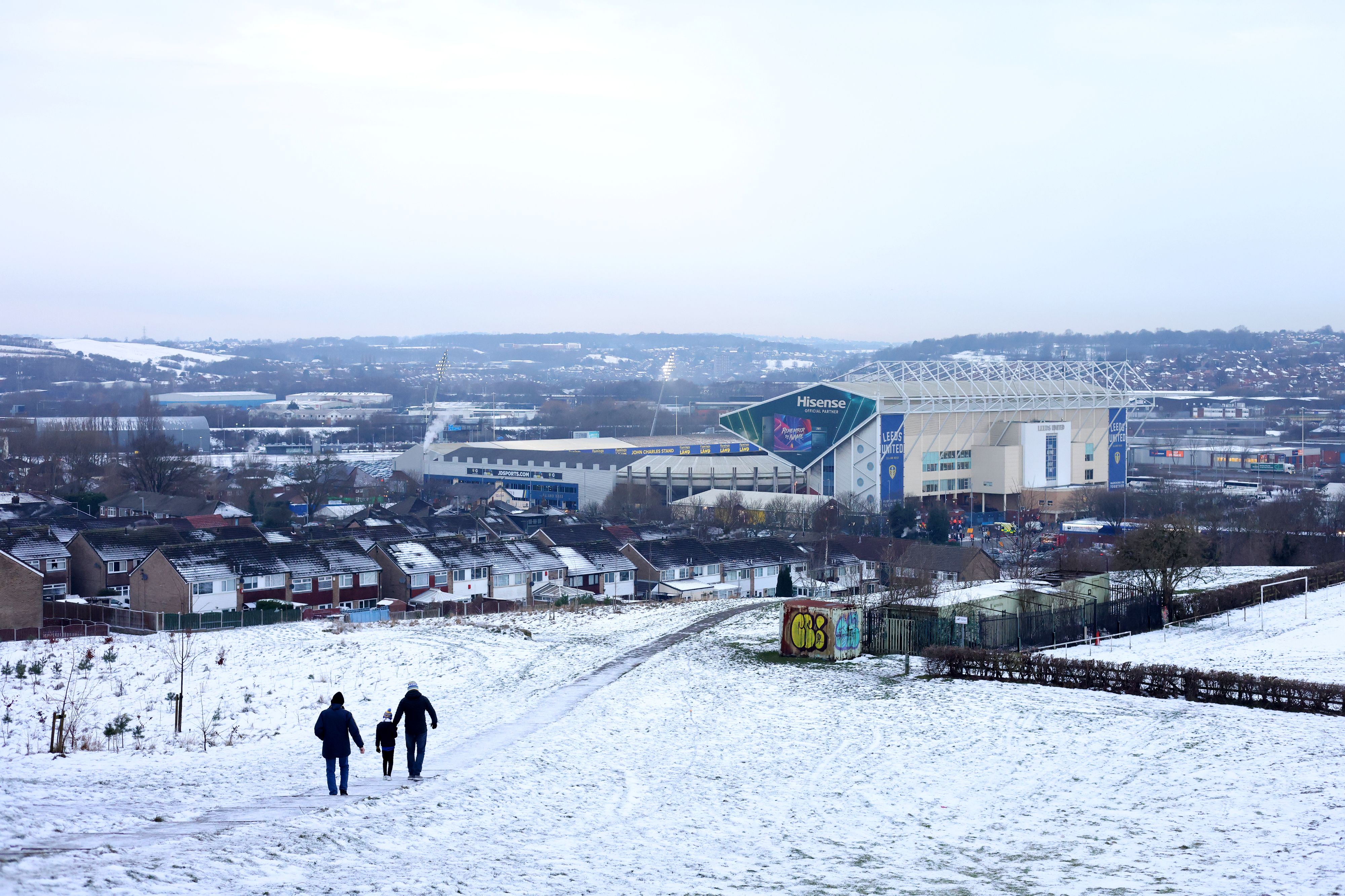 General view outside Elland Road