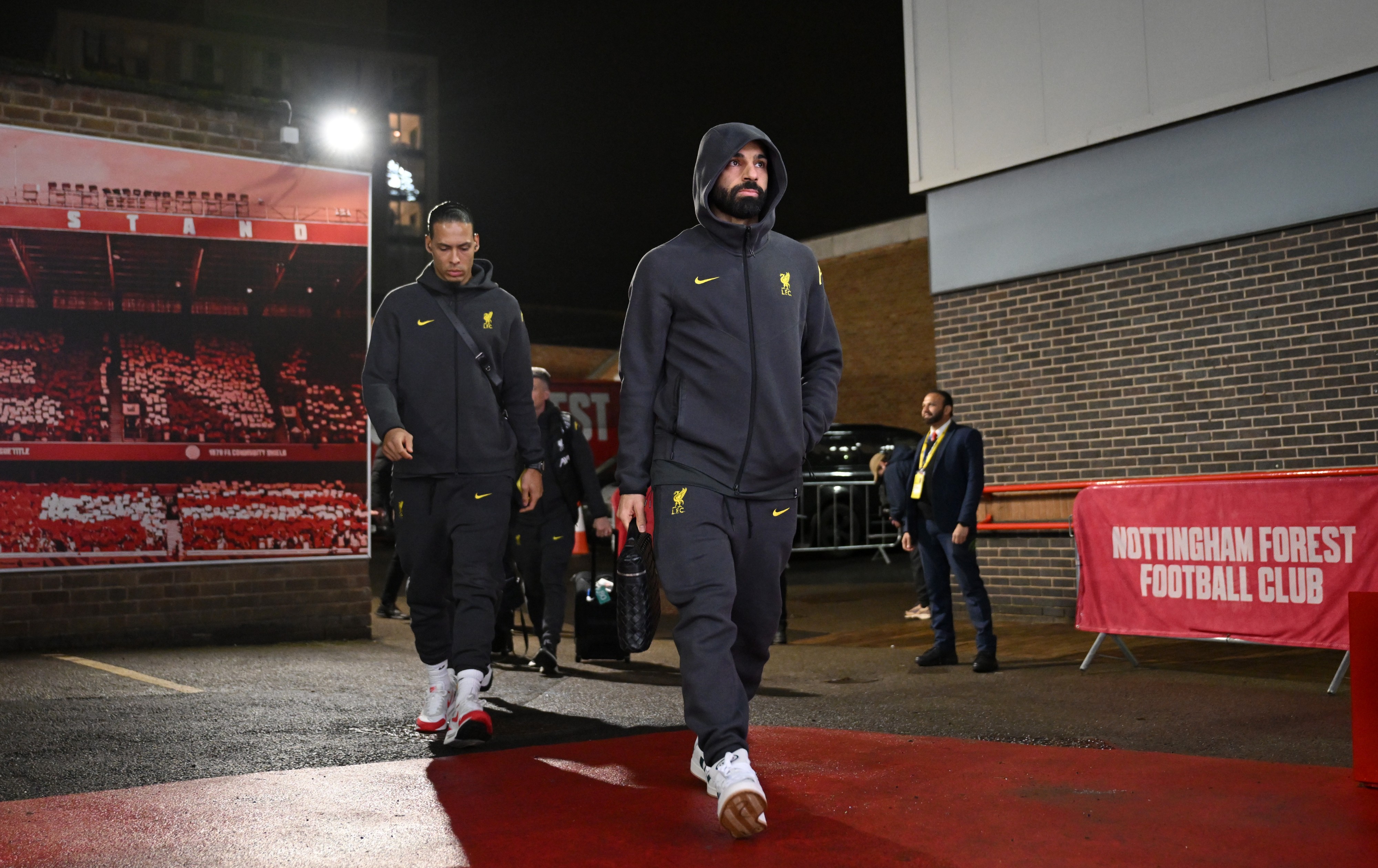 Virgil van Dijk and Mohamed Salah of Liverpool