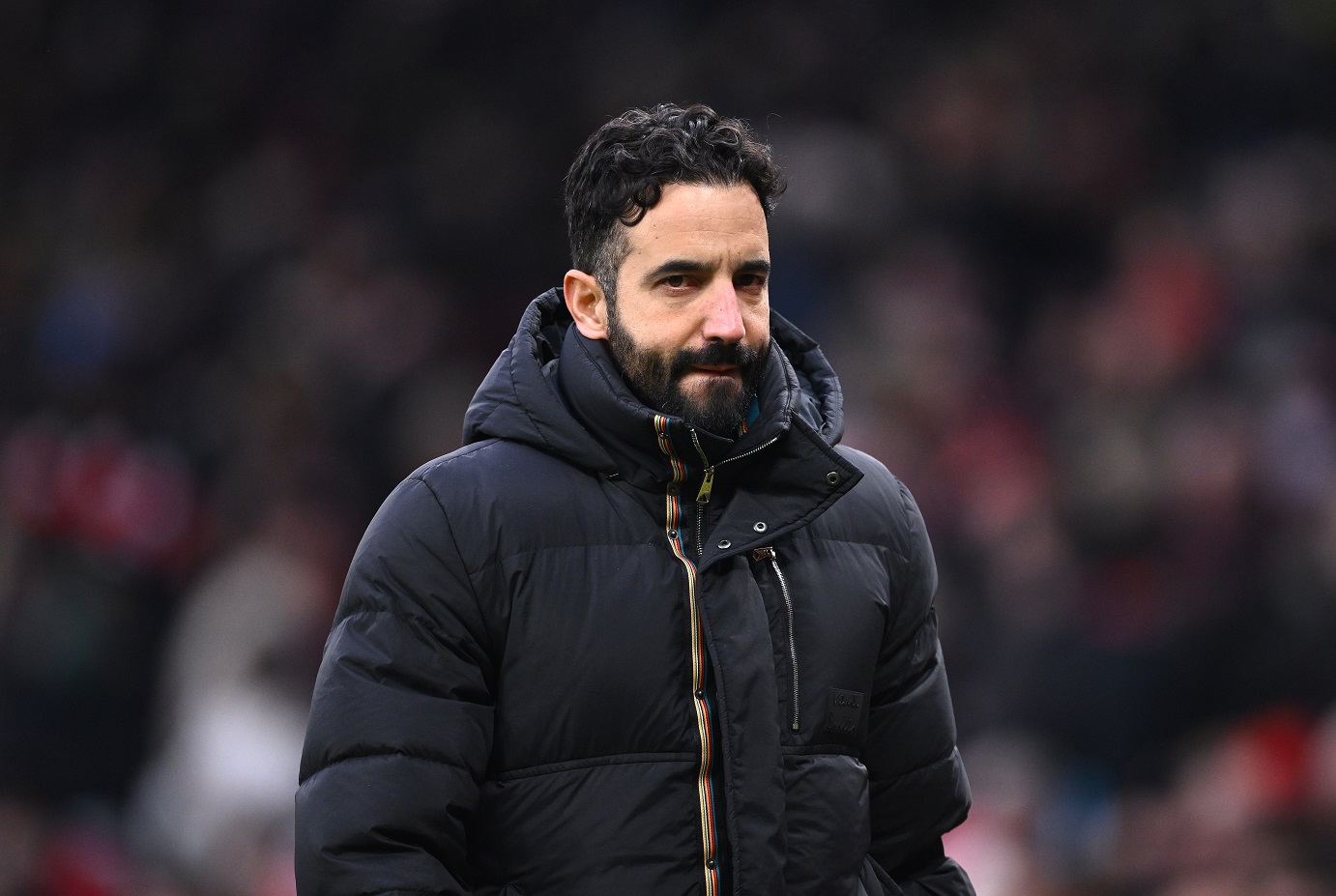 Man United manager Ruben Amorim at Old Trafford