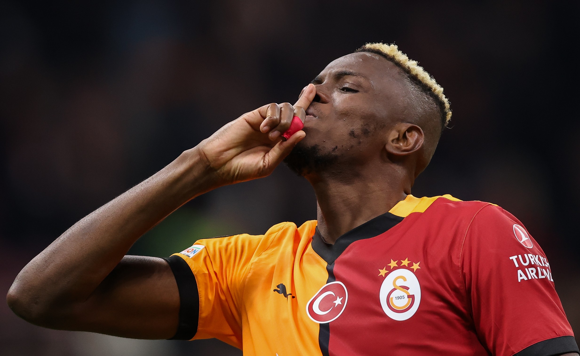 Victor Osimhen of Galatasaray celebrates victory