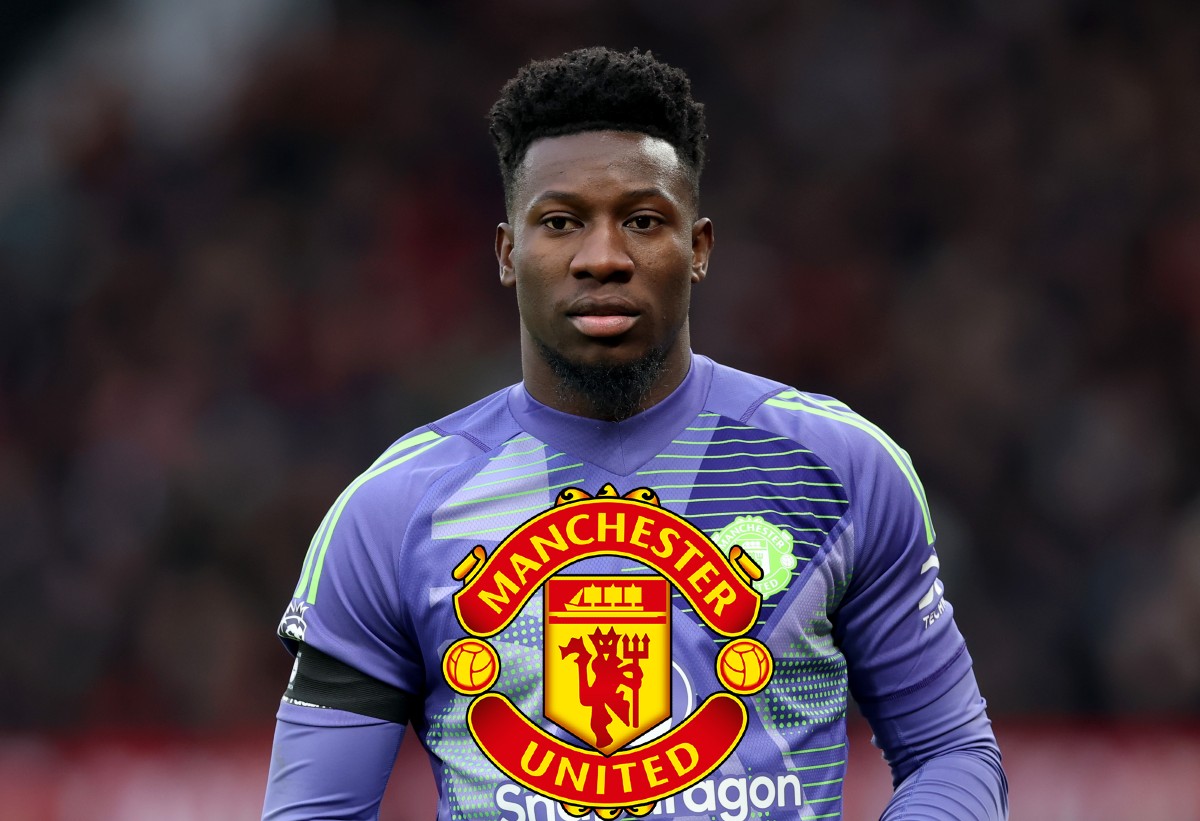 Andre Onana in action for Manchester United