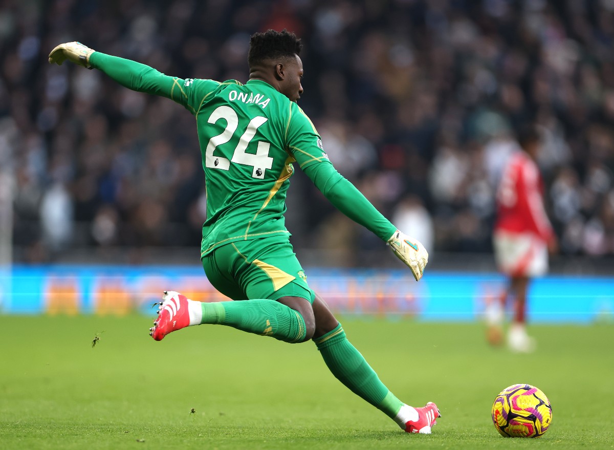 Andre Onana on Manchester United Ball