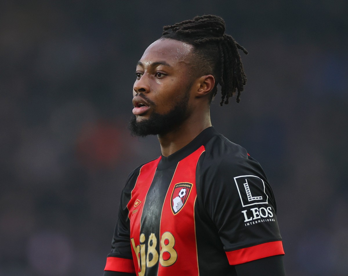 Antoine Semenyo in action for AFC Bournemouth
