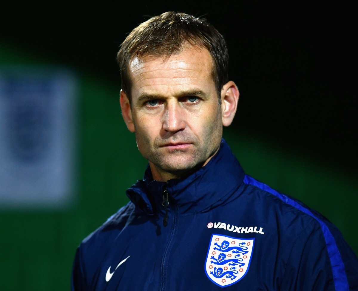 Dan Ashworth during his time with the England national team