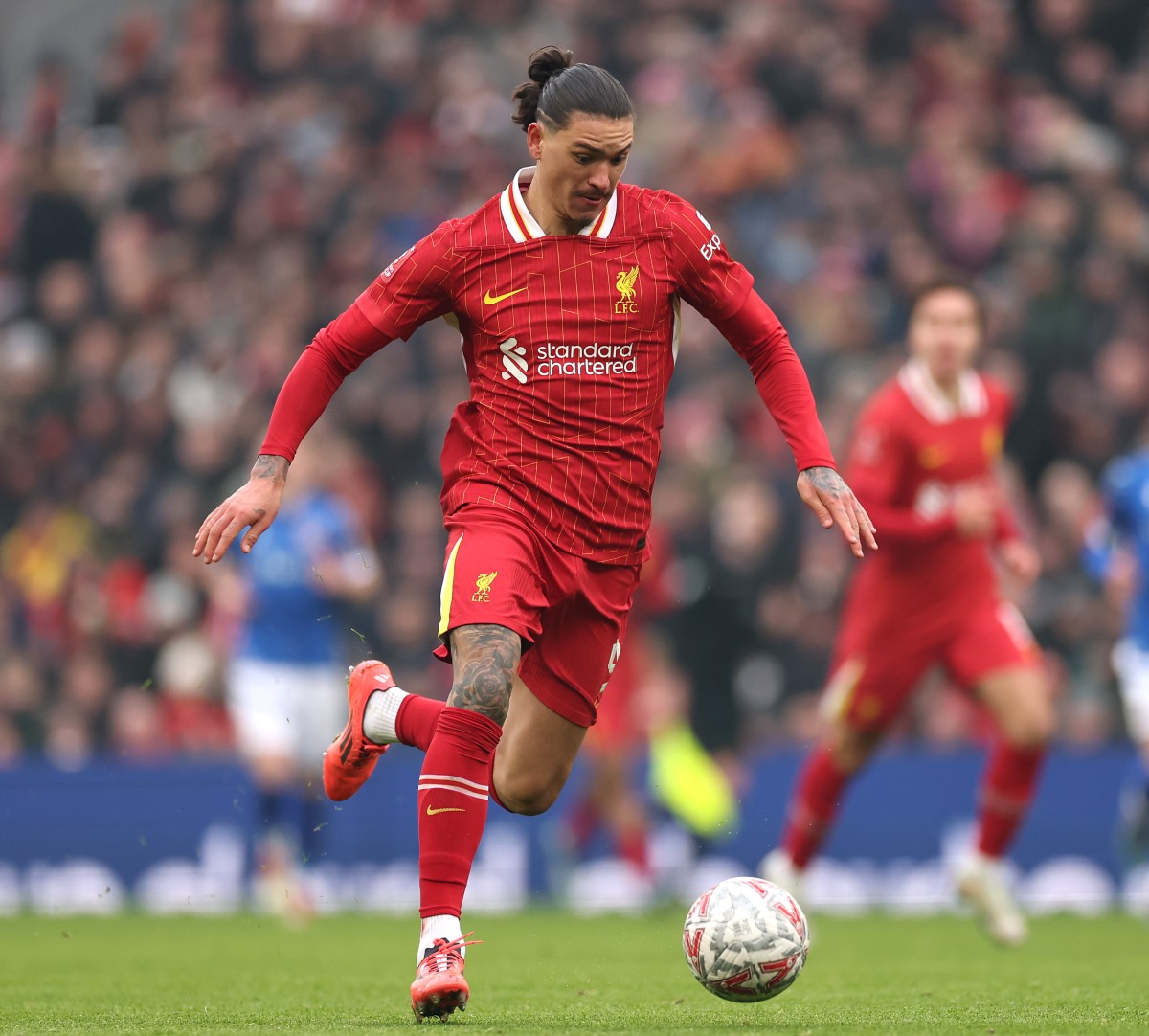 Darwin Nunez in action for Liverpool