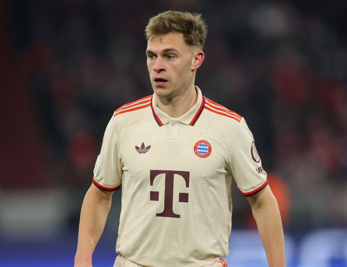 Joshua Kimmich in action for Bayern vs Celtic