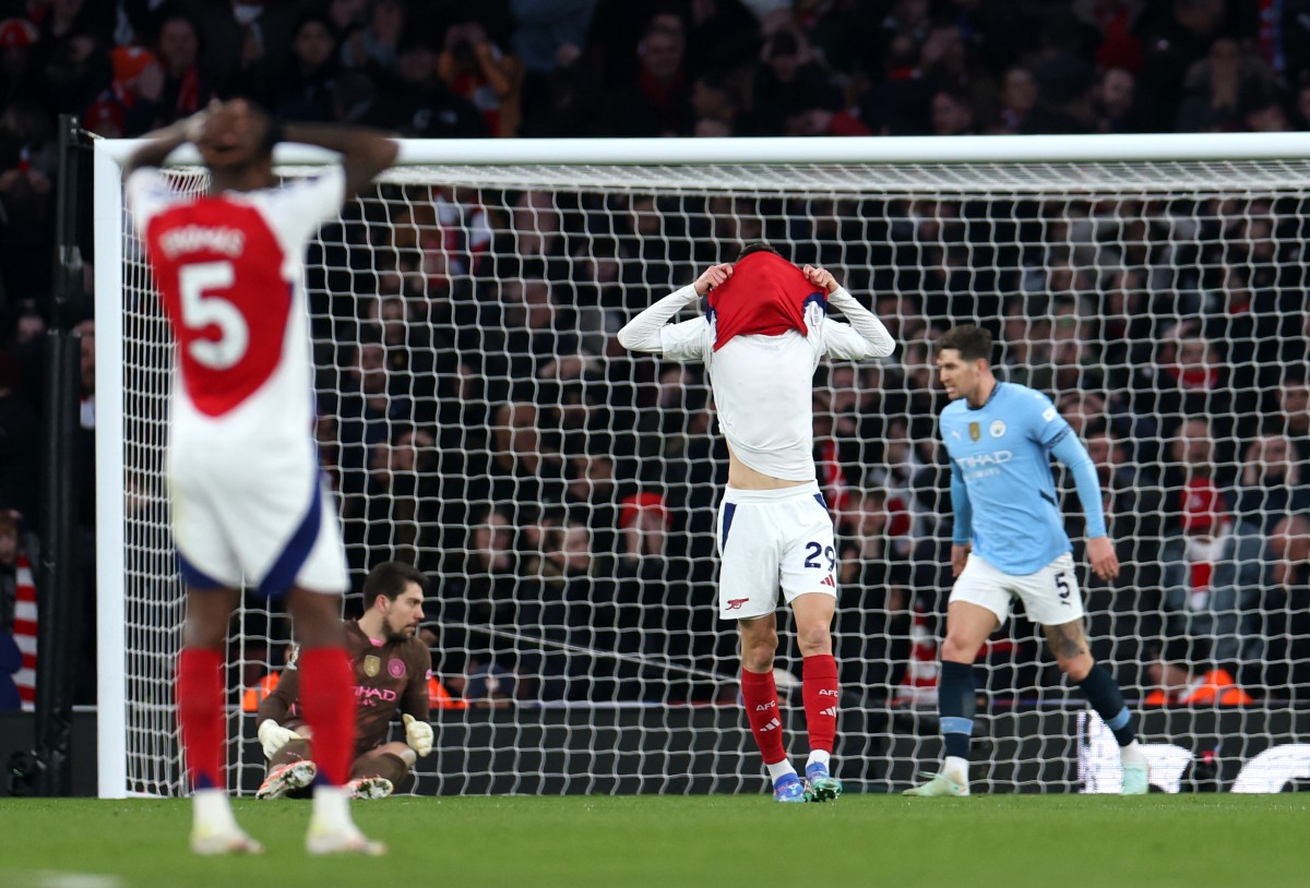 Kai Havertz during Arsenal's win over Man City