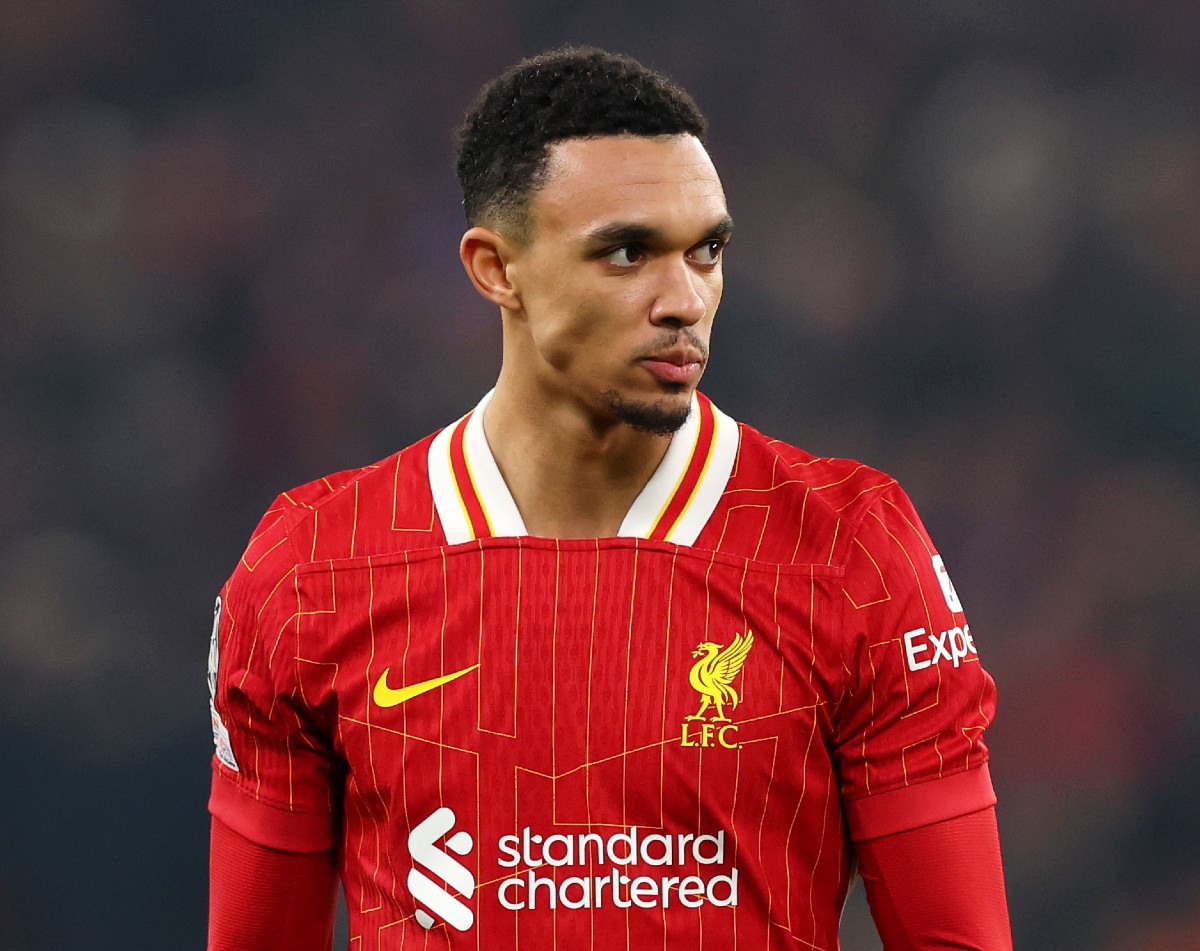 Liverpool's Trent Alexander-Arnold in action vs Lille