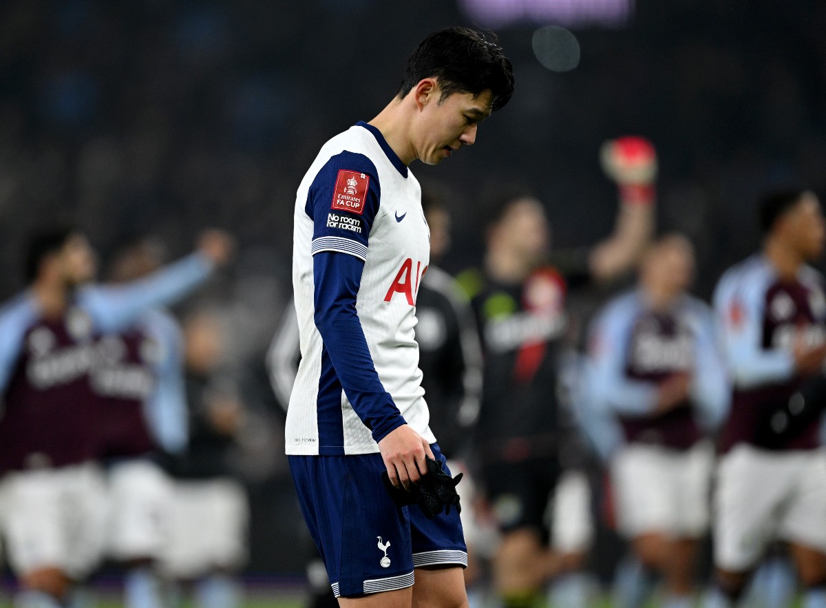 Son Heung-min in action for Tottenham