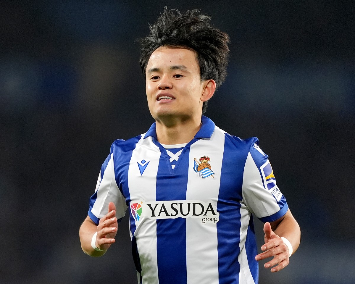 Takefusa Kubo in action for Real Sociedad