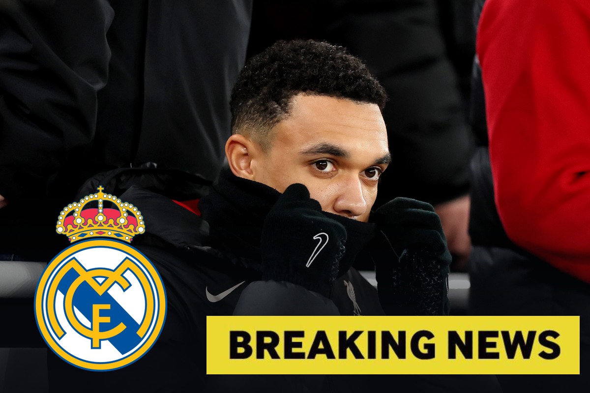 Trent Alexander-Arnold on the Liverpool bench