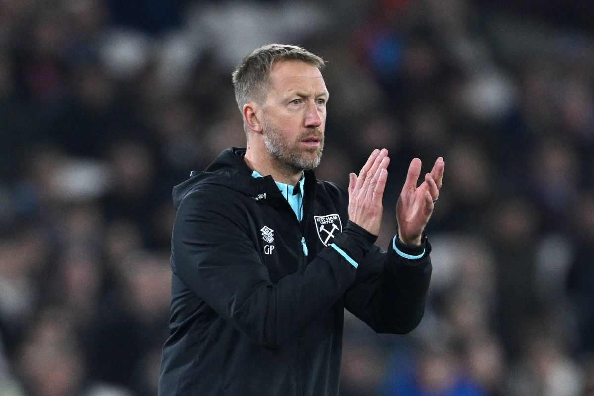 Graham Potter applauds his players