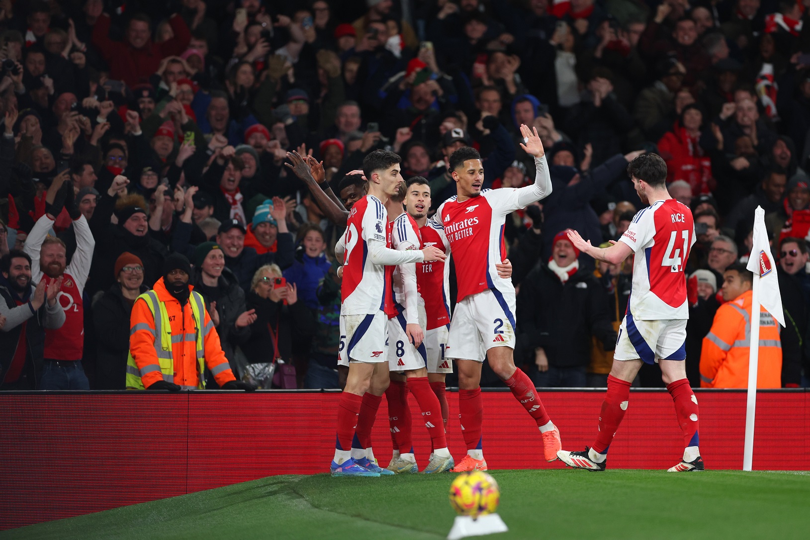 Arsenal beat Man City 5-1 at the Emirates Stadium