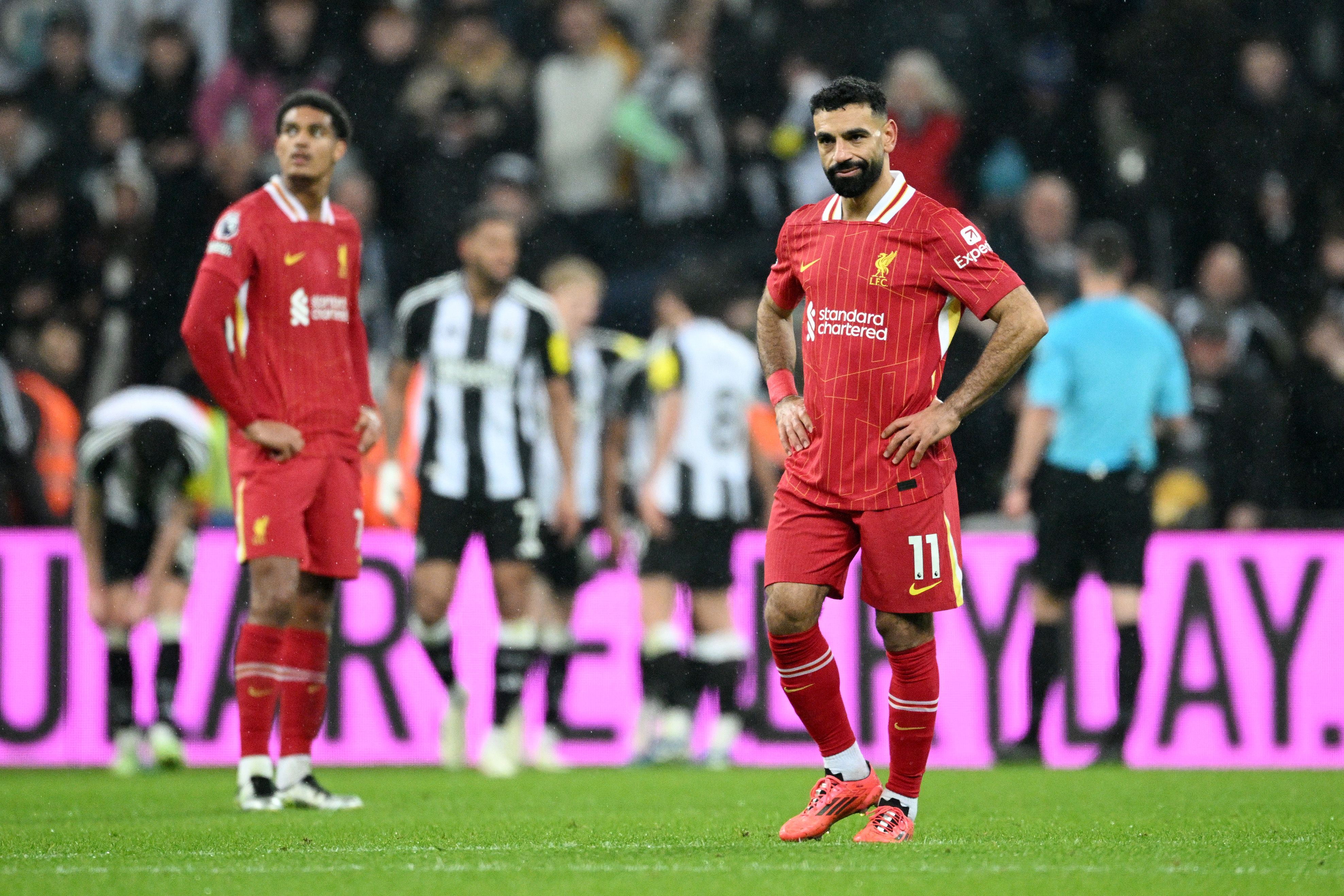 Mohamed Salah appears from Liverpool depressed