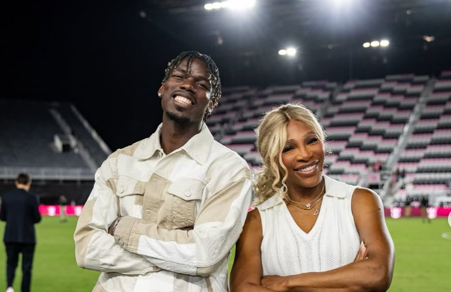 Paul Pogba and Serena Williams