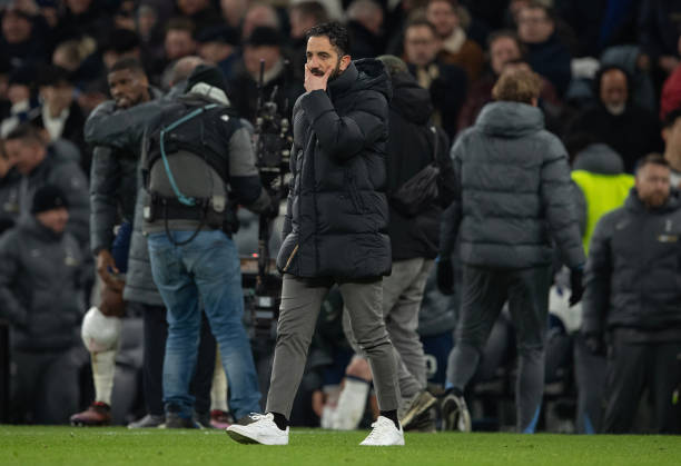 Man United boss Ruben Amorim reacts to Tottenham defeat