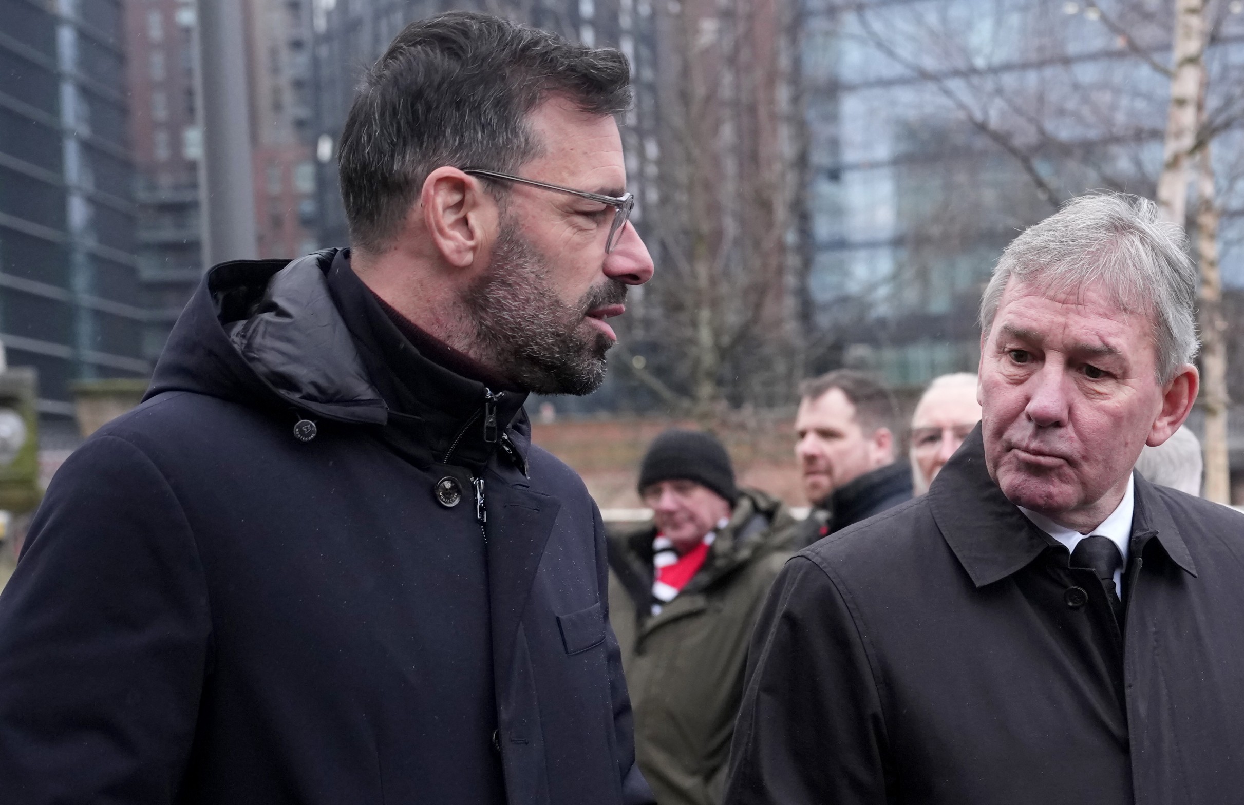 Ruud van Nistelrooy and Bryan Robson