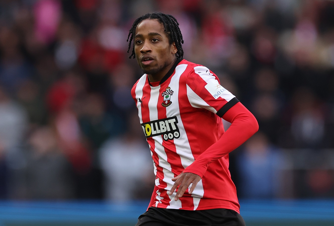 Tottenham target Kyle Walker-Peters in action for Southampton