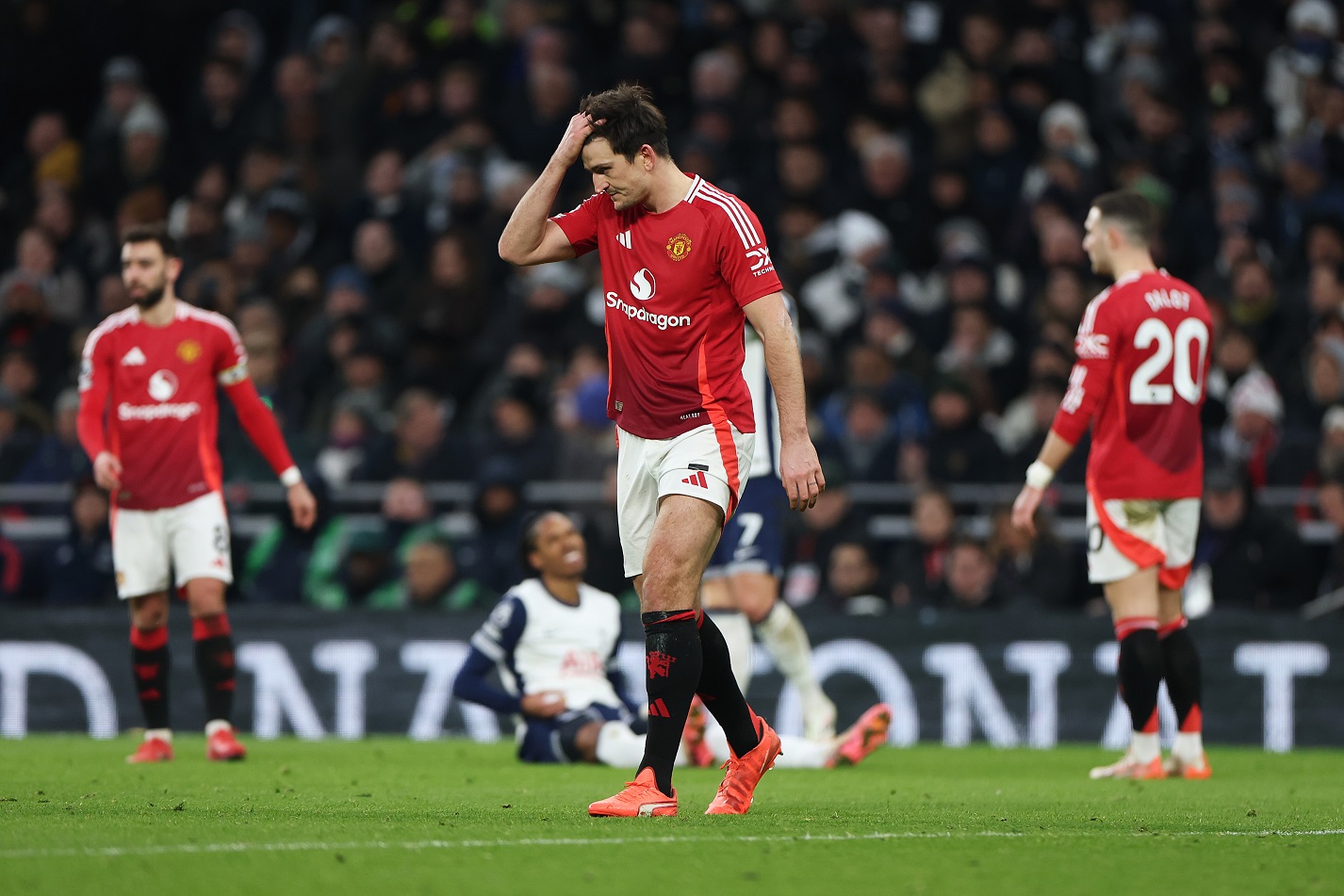 Man United defender Harry Maguire in action