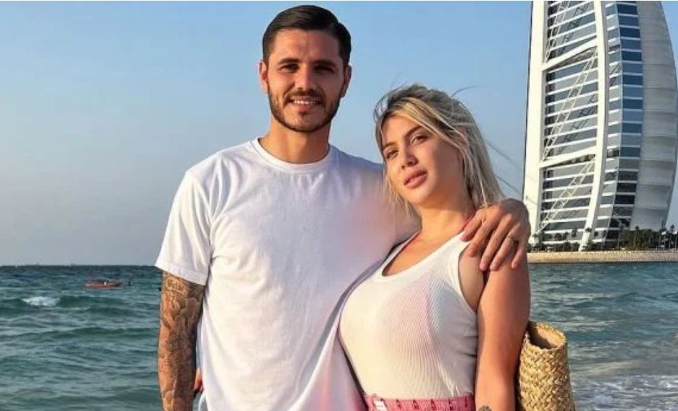 Mauro Icardi and Wanda Nara